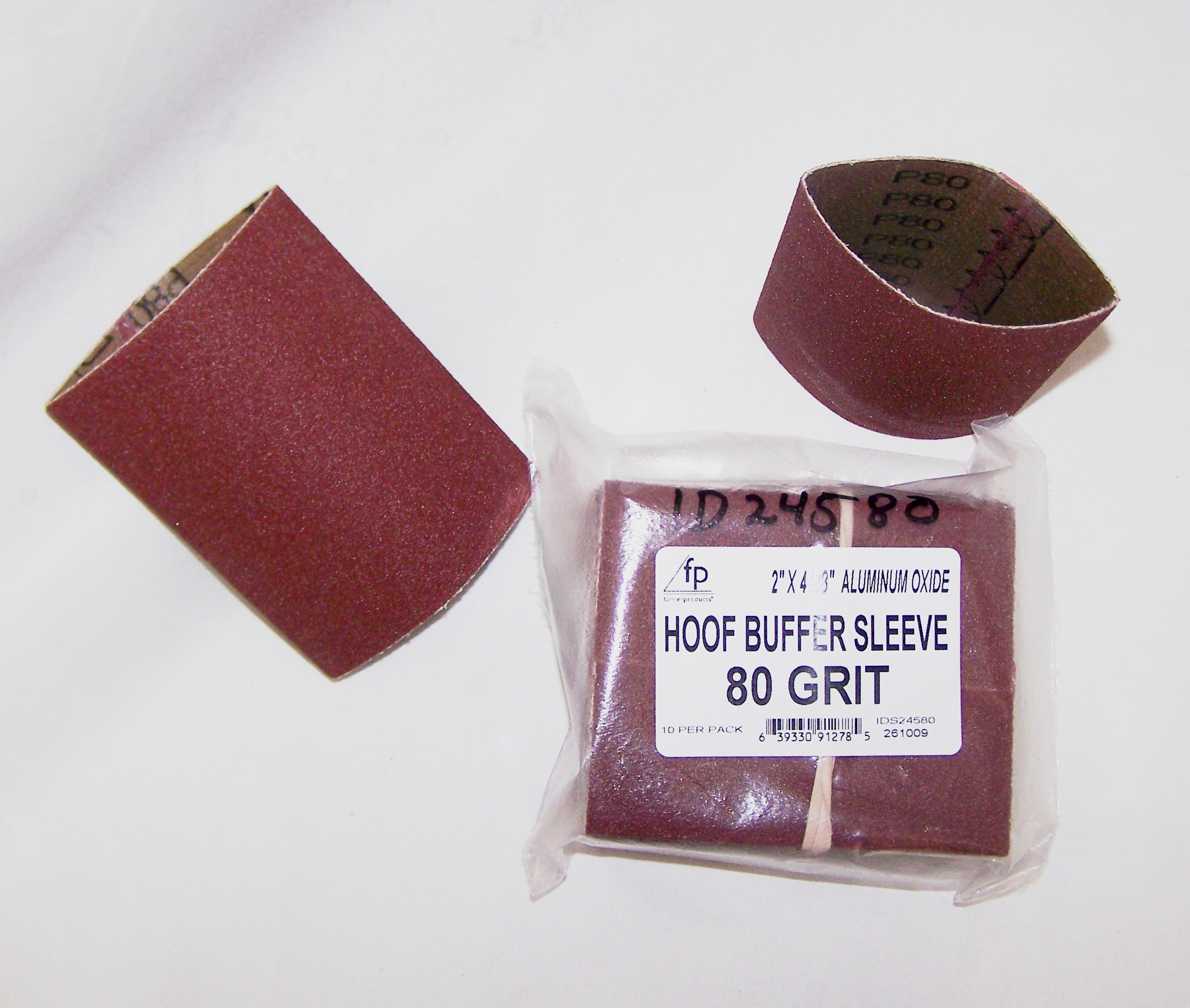 80 Grit Drum Sleeve for Hoof Buffer